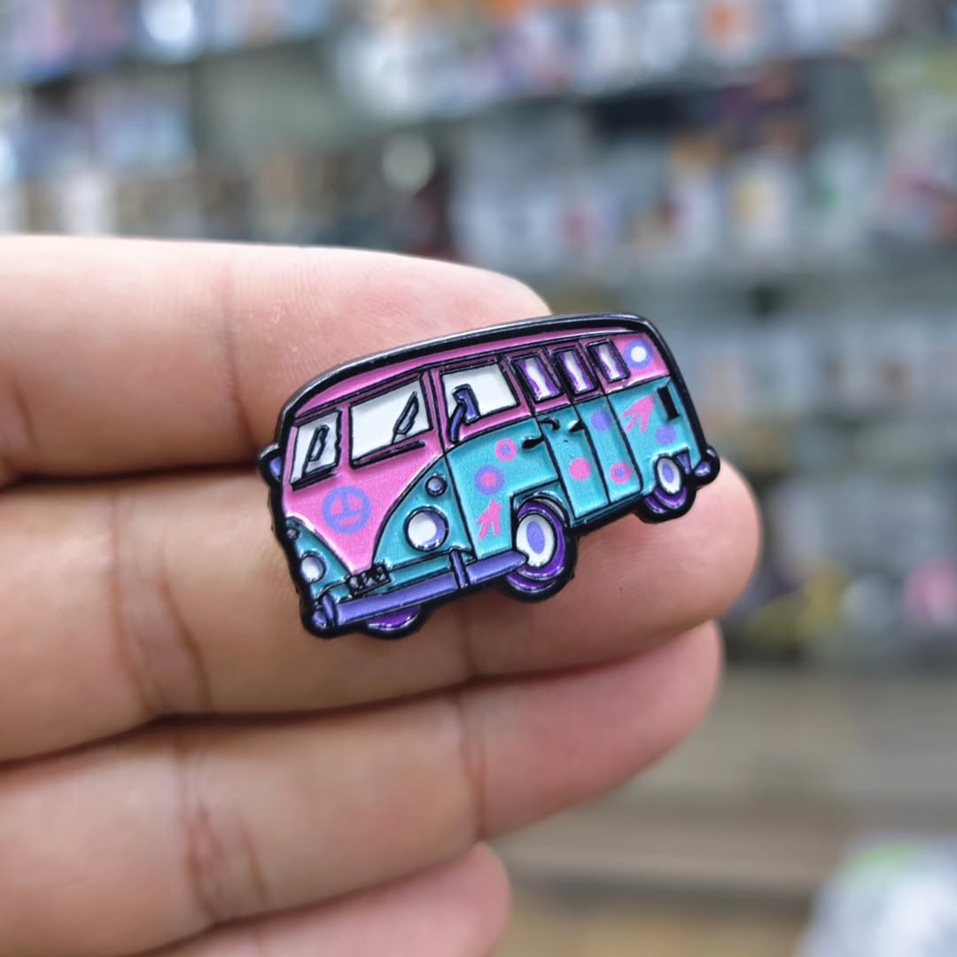 Van Travel Hippi Pins - Metal Pins