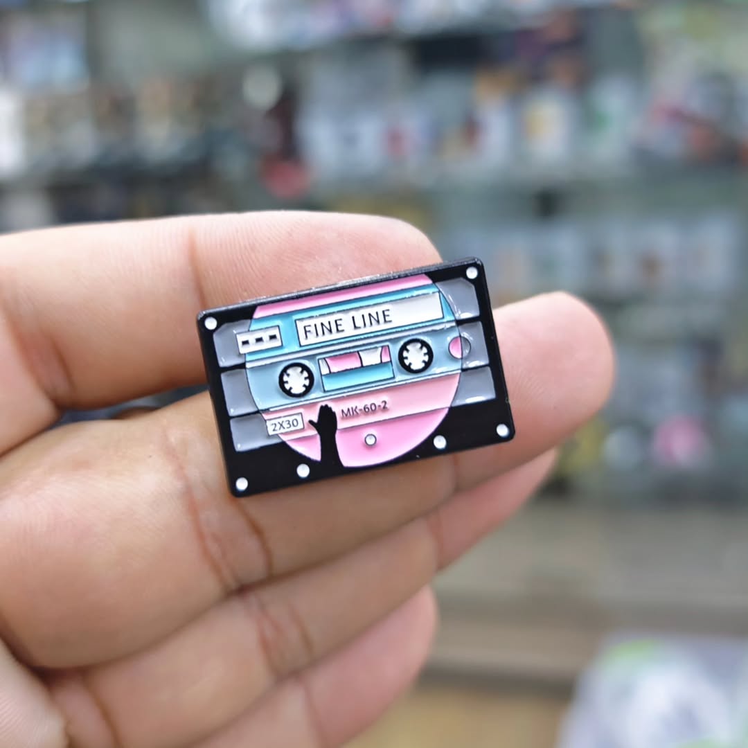 Cassette Old Scholl Fine Line Pins - Metal Pins
