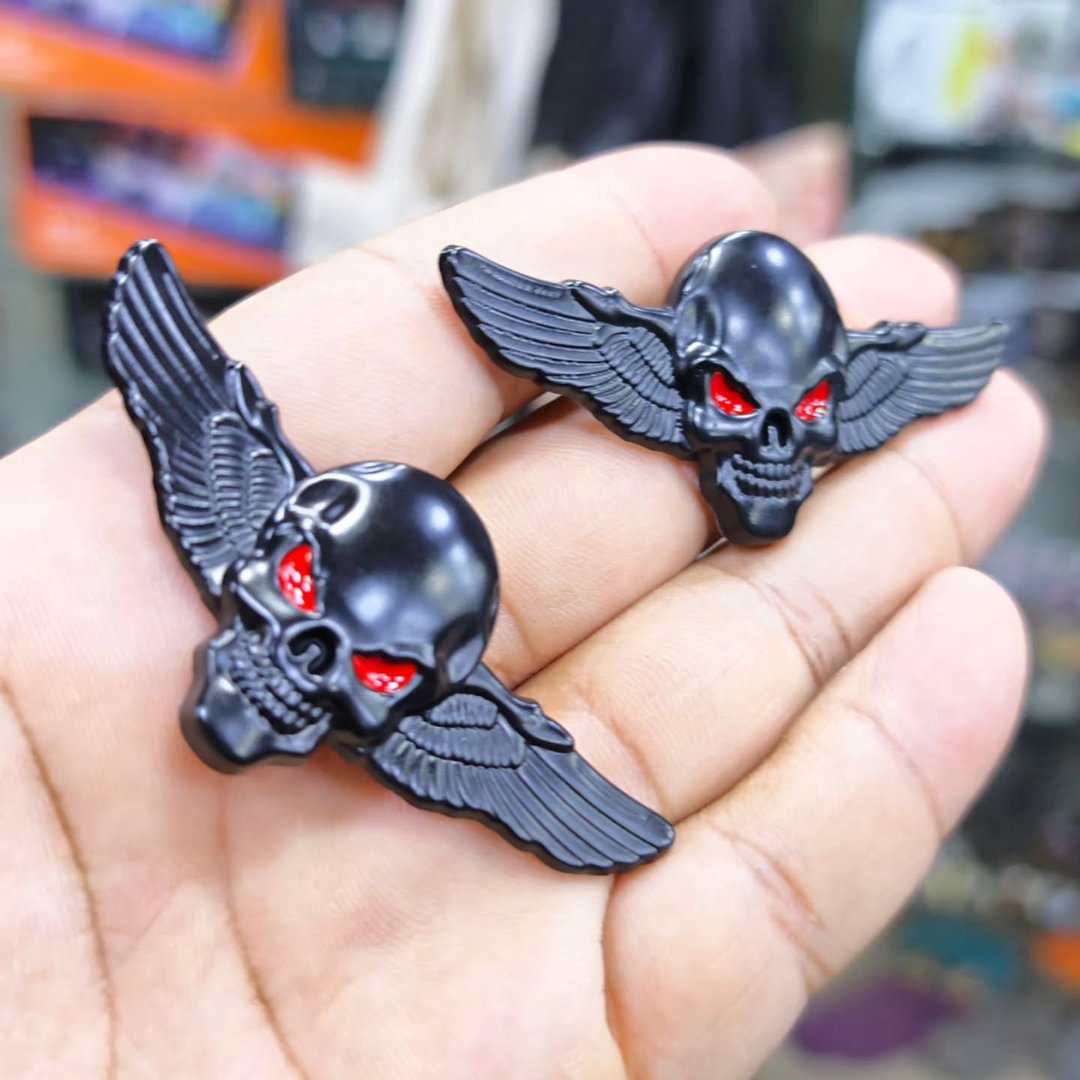 Metal Skull Stickers - Stickers
