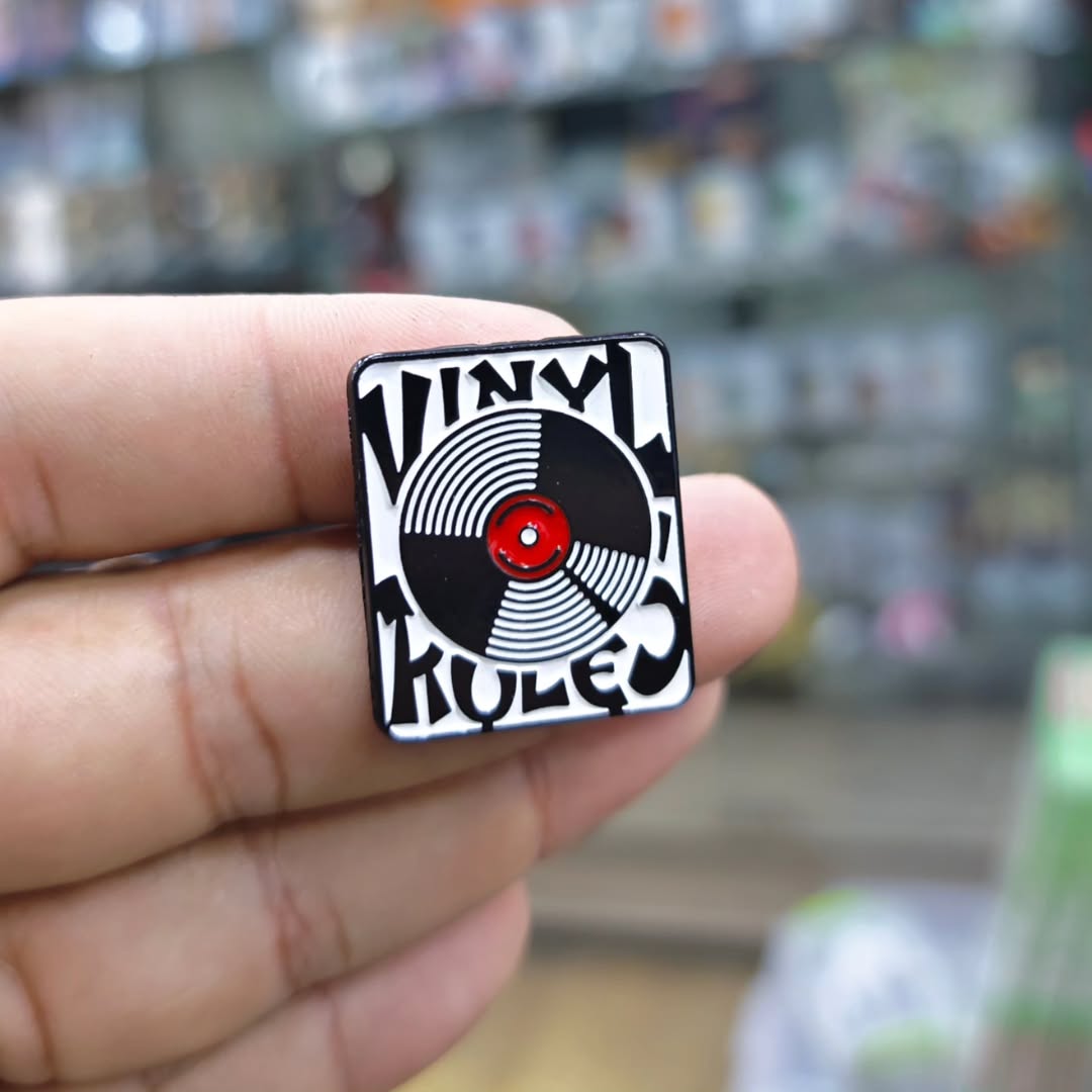 Disk Vynil Old School Pins - Metal Pins