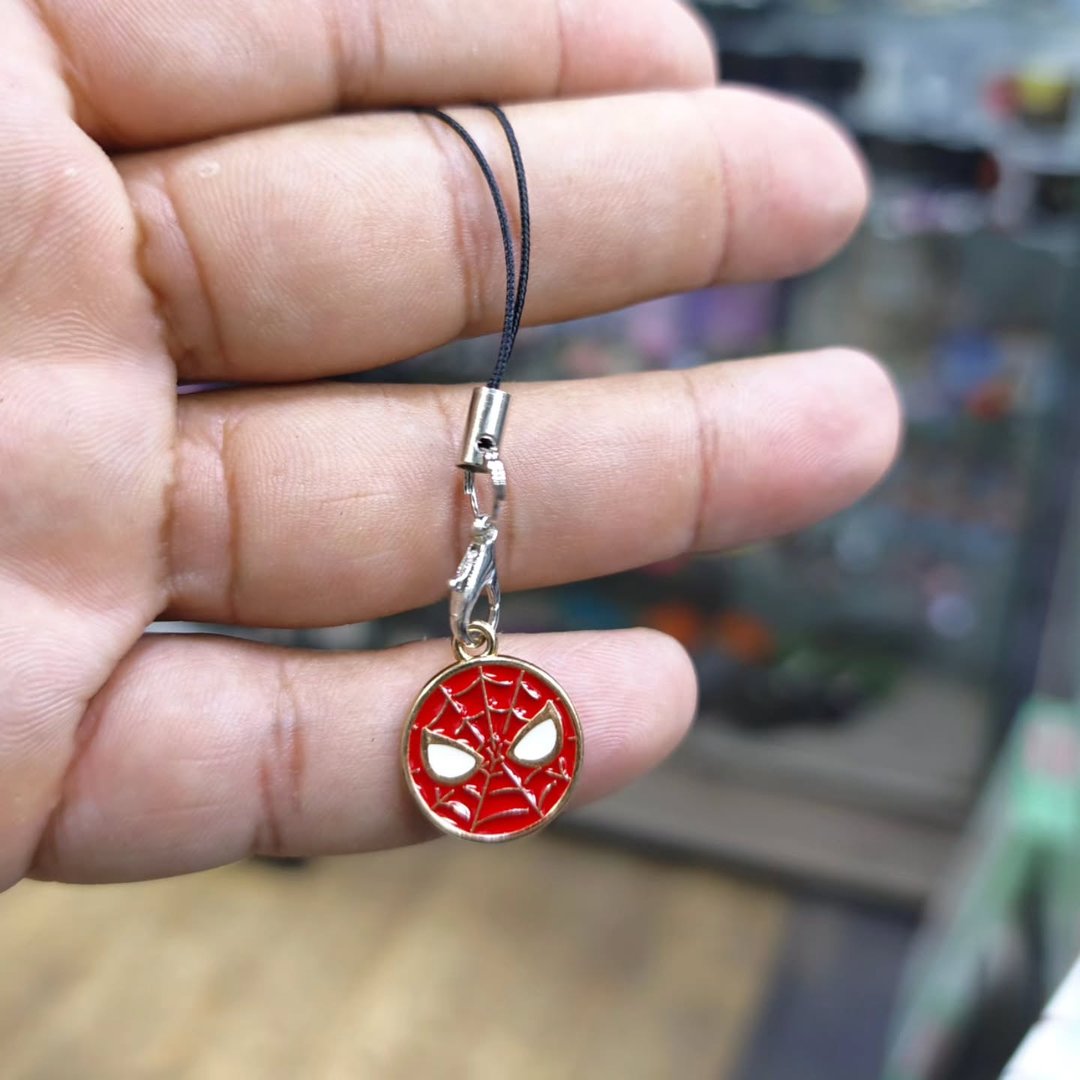 Spider Man Smartphone Attachment Keychain - Keychain