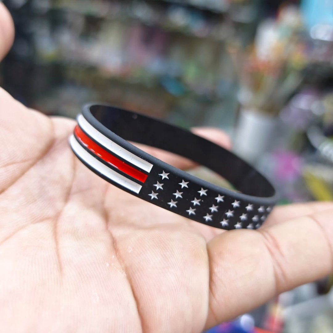 USA Flag Silicone Bracelet - Bracelet