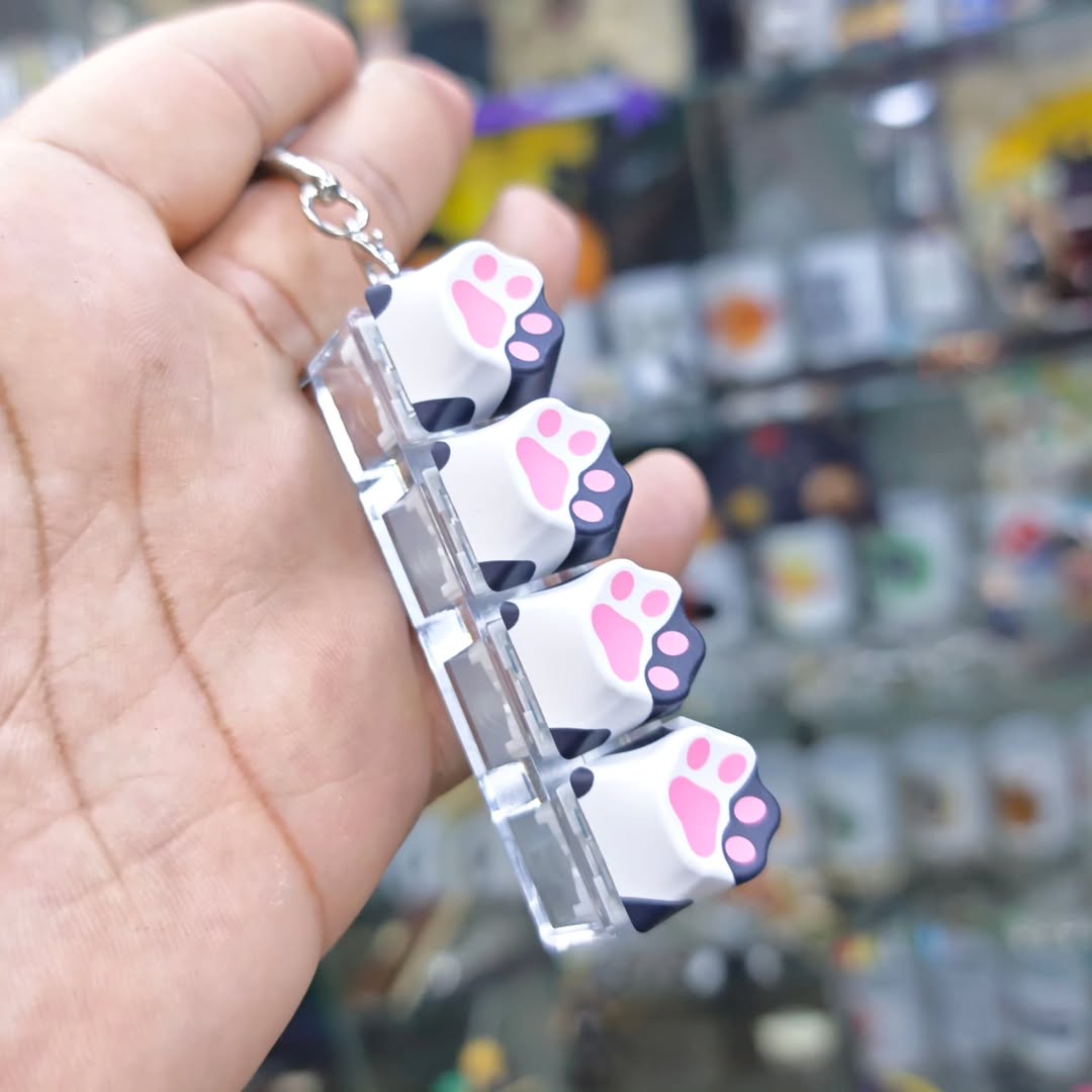 Anti Stress Keyboard Keychain - Keychain