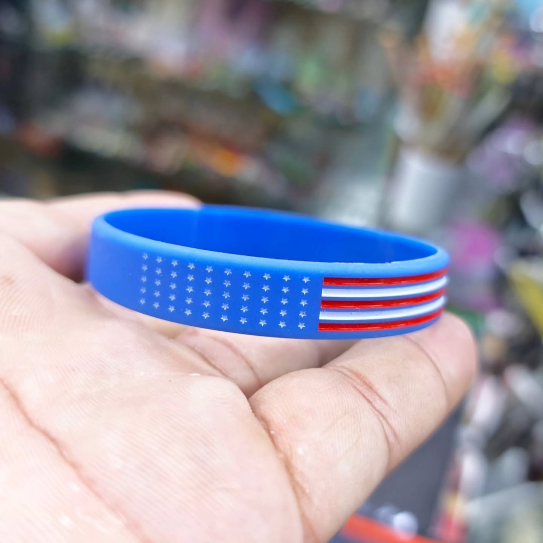 USA Flag Silicone Bracelet - Bracelet