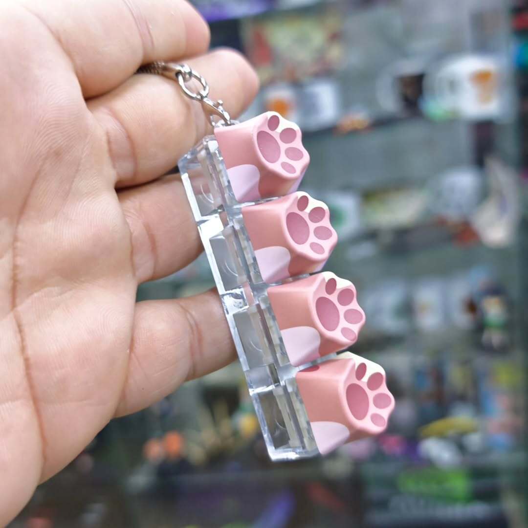 Anti Stress Keyboard Keychain - Keychain