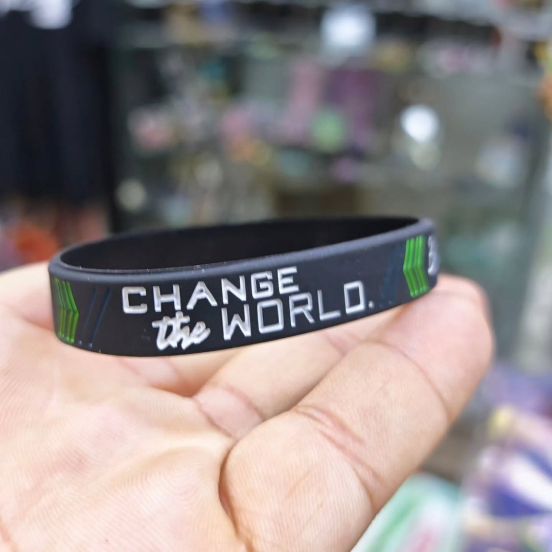 Change The World Silicone Bracelet - Bracelet
