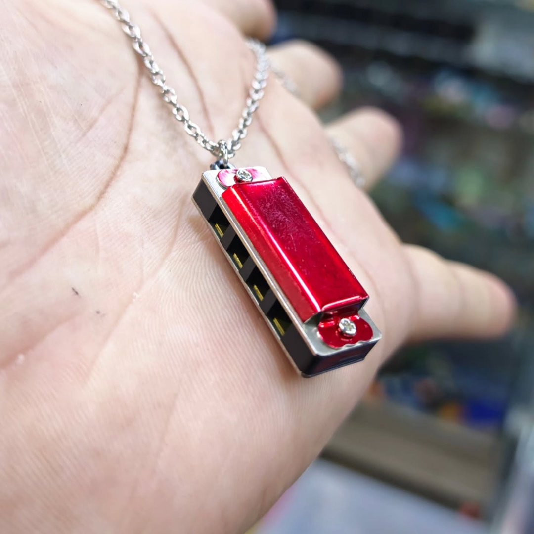 Harmonica Necklace - Necklace