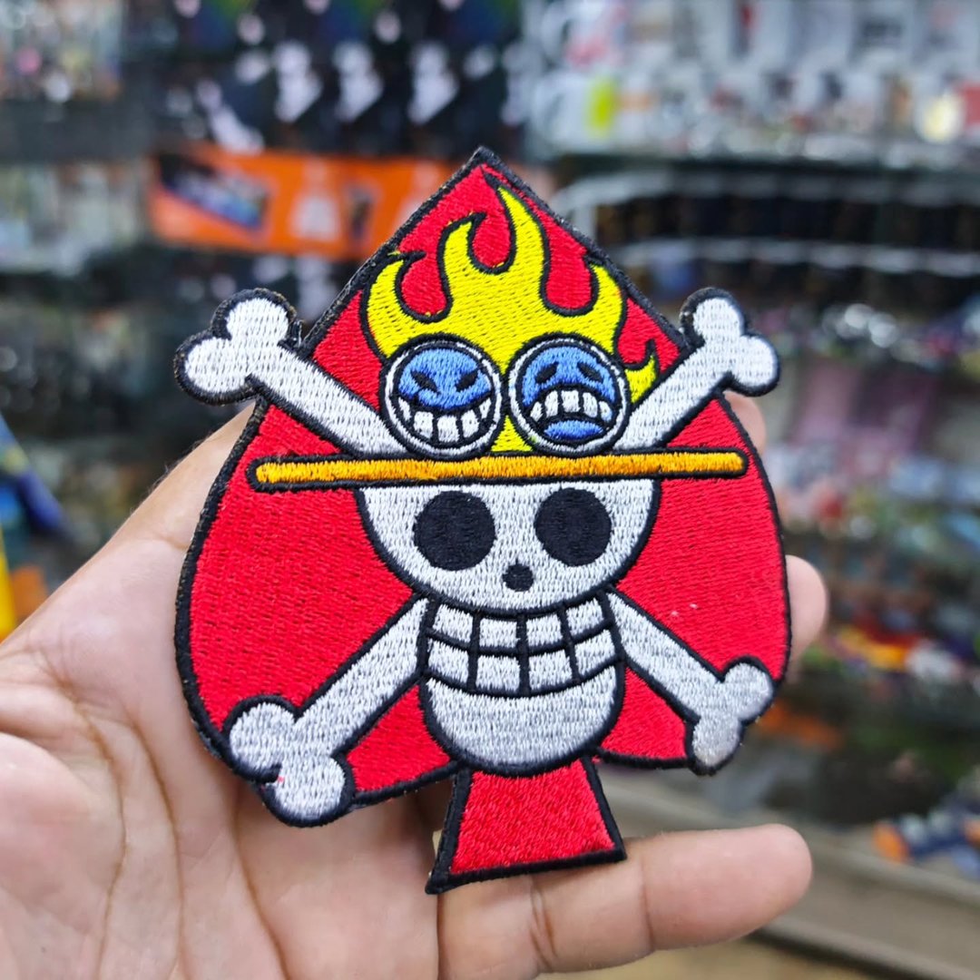Embroidered Patch One Piece Ace 105 x 115 MM - Embroidered Patch