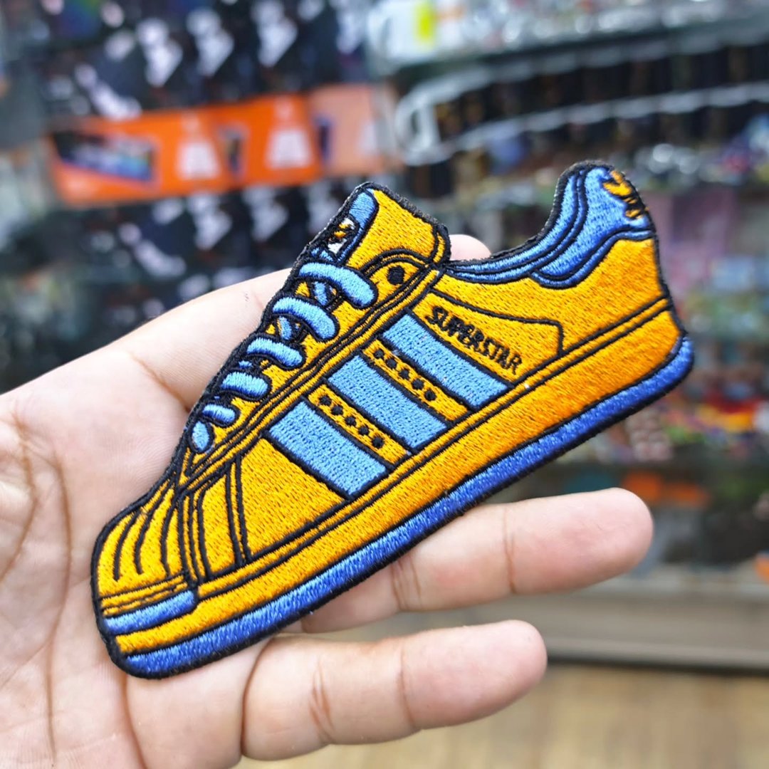 Embroidered Patch Adidas Super Star 70 x 135 MM - Embroidered Patch