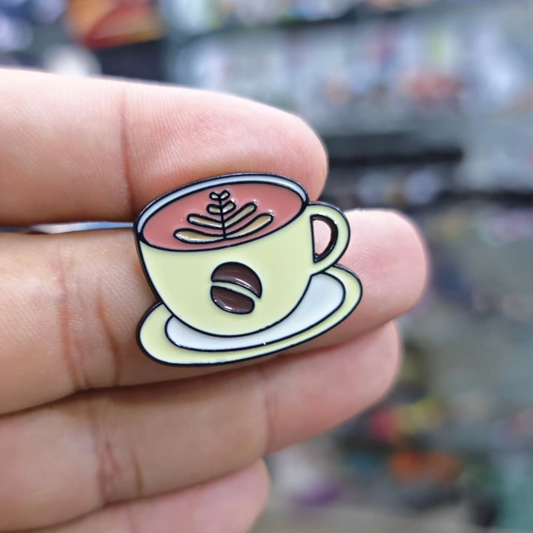 Coffee Capuchino Pins - Metal Pins