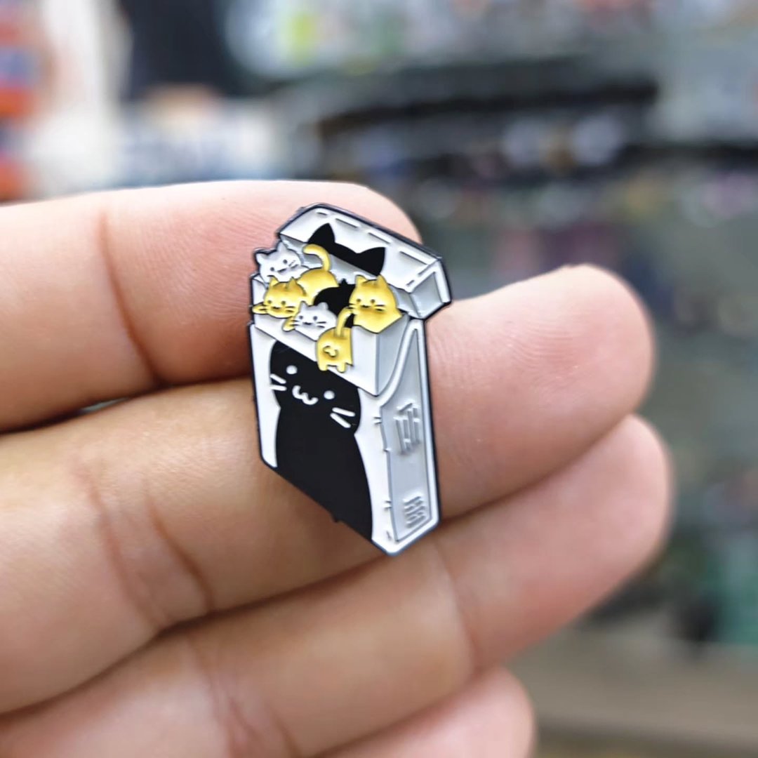 Cat Pack Smoke Pins - Metal Pins