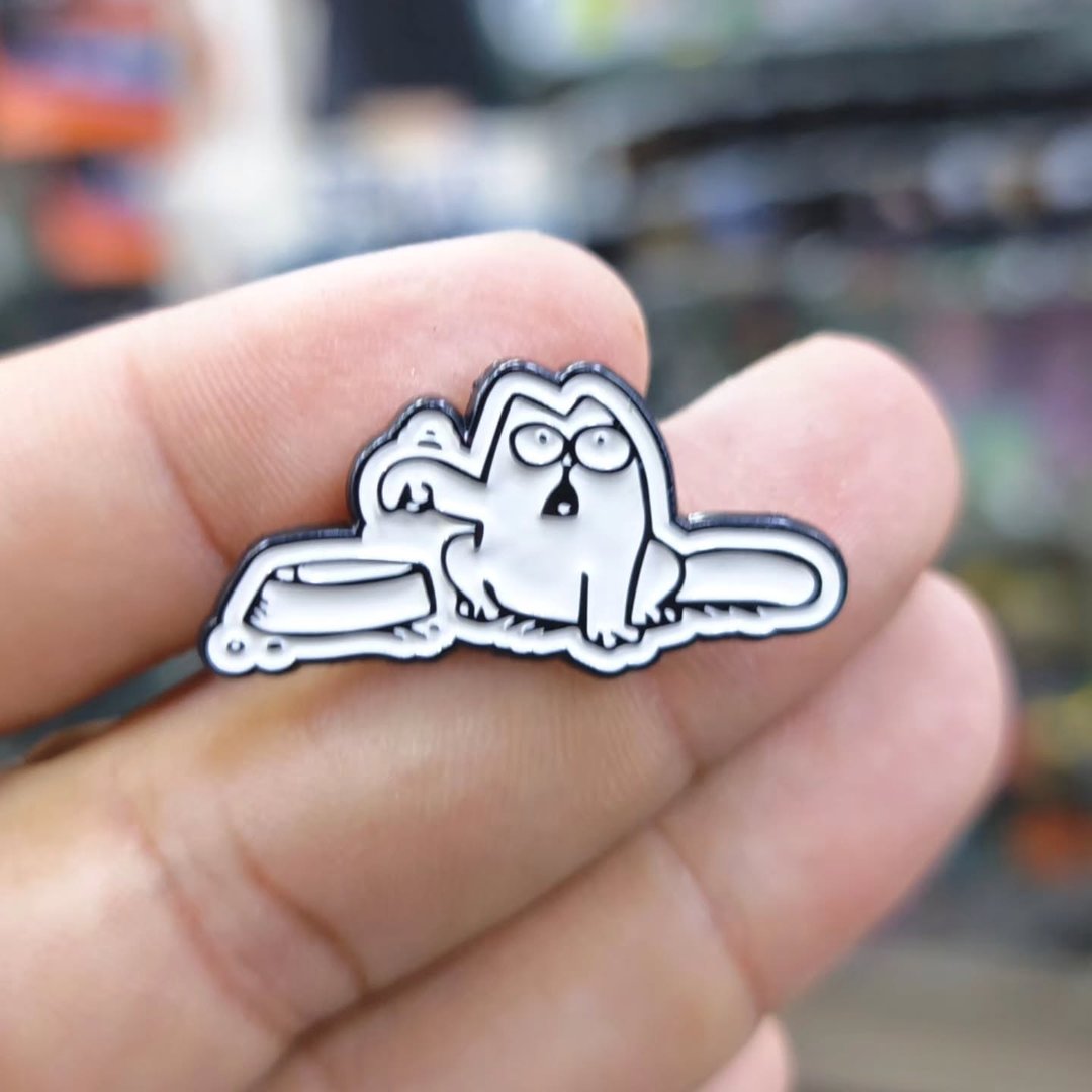 Cat Crocket Pins - Metal Pins