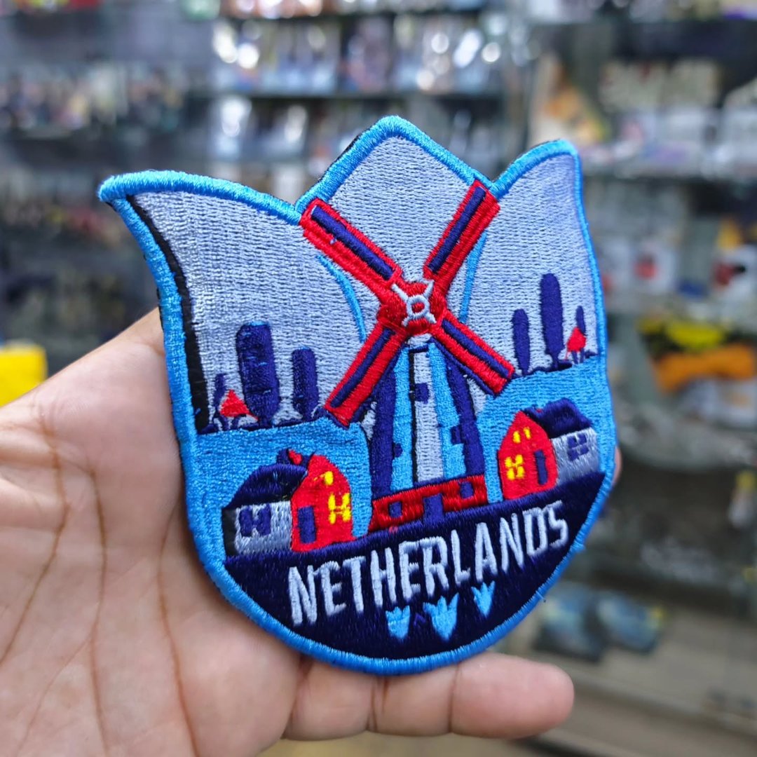 Embroidered Patch Netherlands 115 x 115 MM - Embroidered Patch