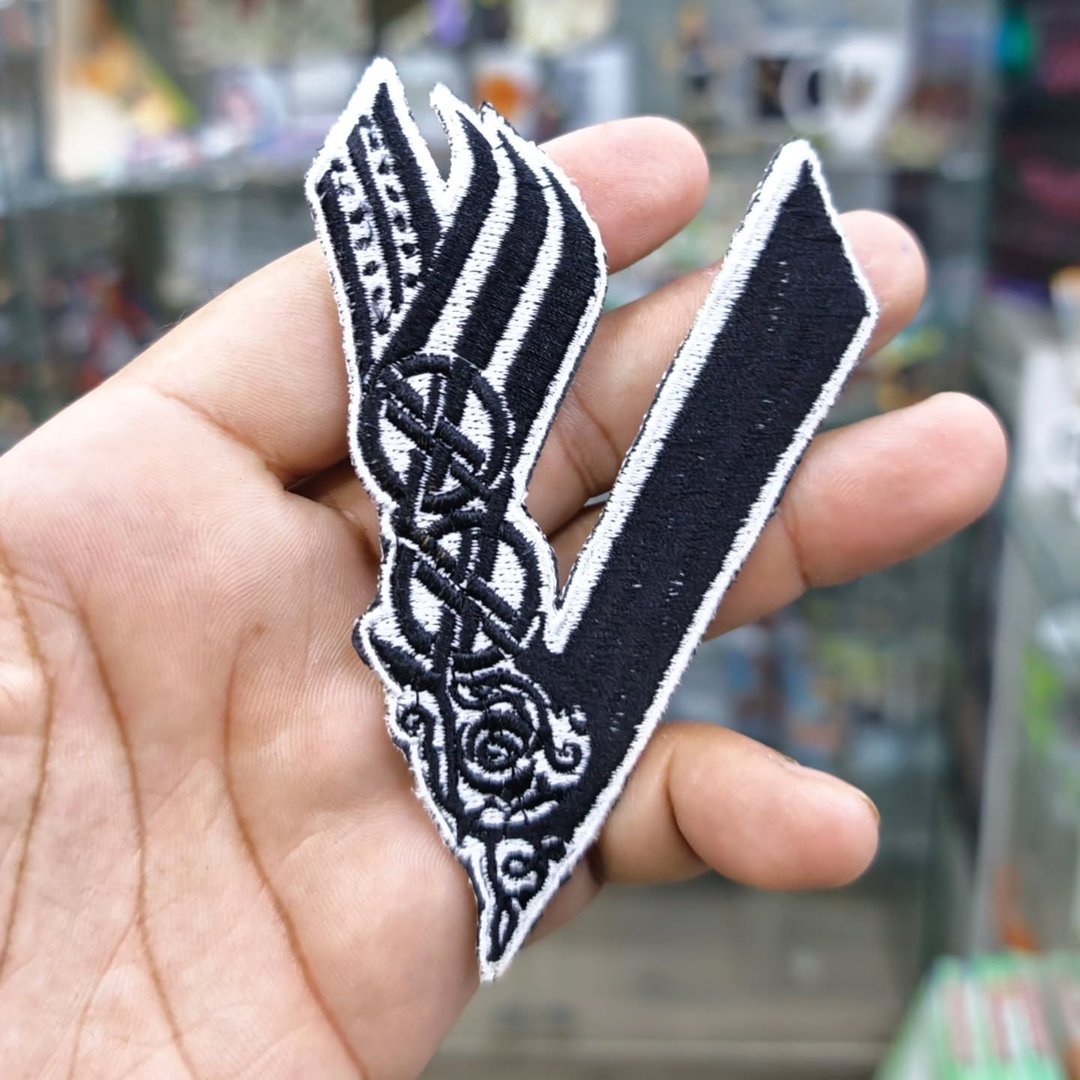 Embroidered Patch Viking 110 x 70 MM - Embroidered Patch