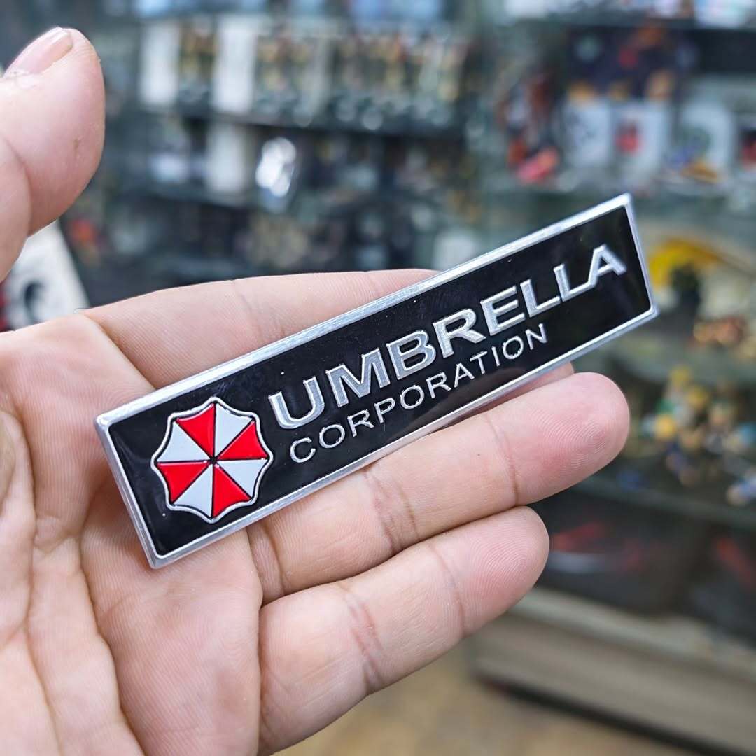 Resident Evil Umbrella Aluminum Stickers #208 - Aluminum Stickers
