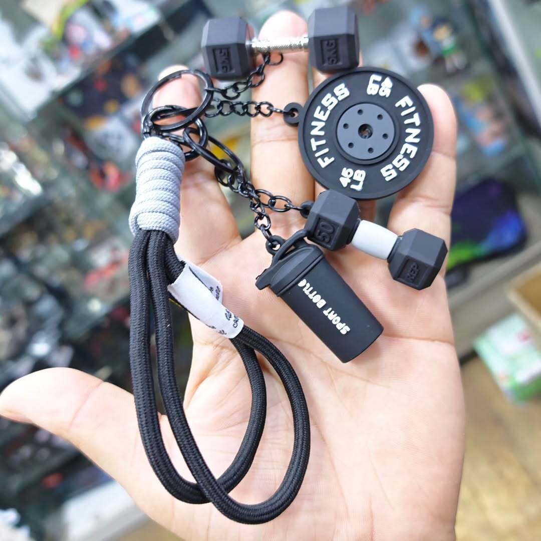 Bodybuilding Keychain - Keychain