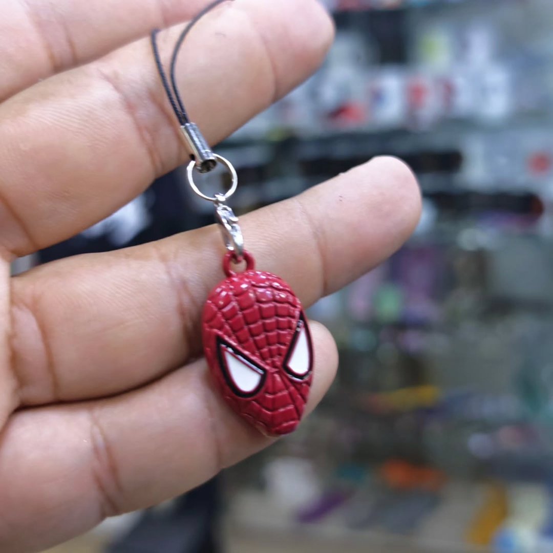 Spider Man Marvel Smartphone Attachment Keychain - Keychain