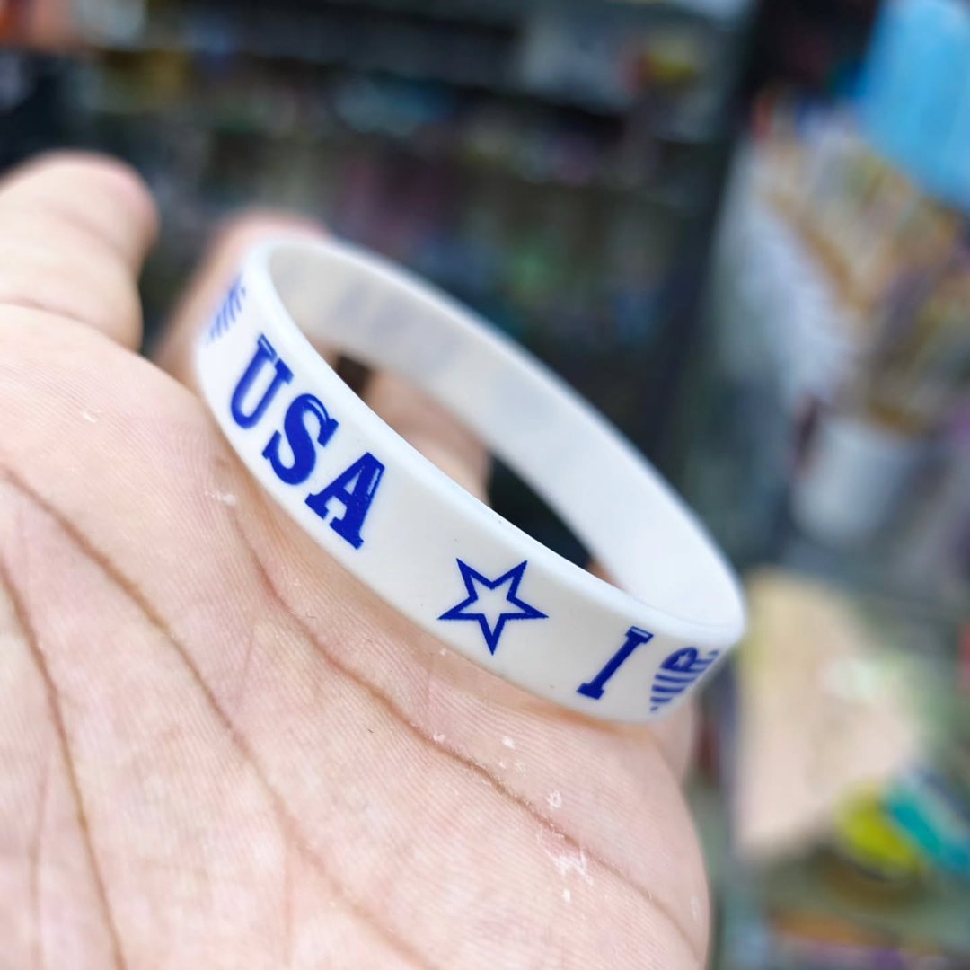 I Love You USA Silicone Bracelet - Bracelet