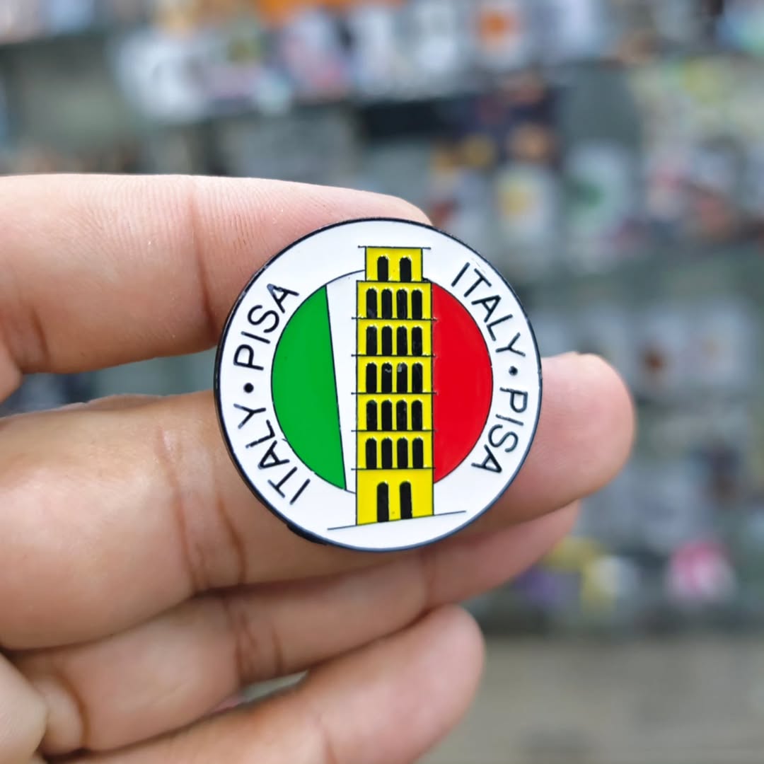 Italy Pisa Pins - Metal Pins