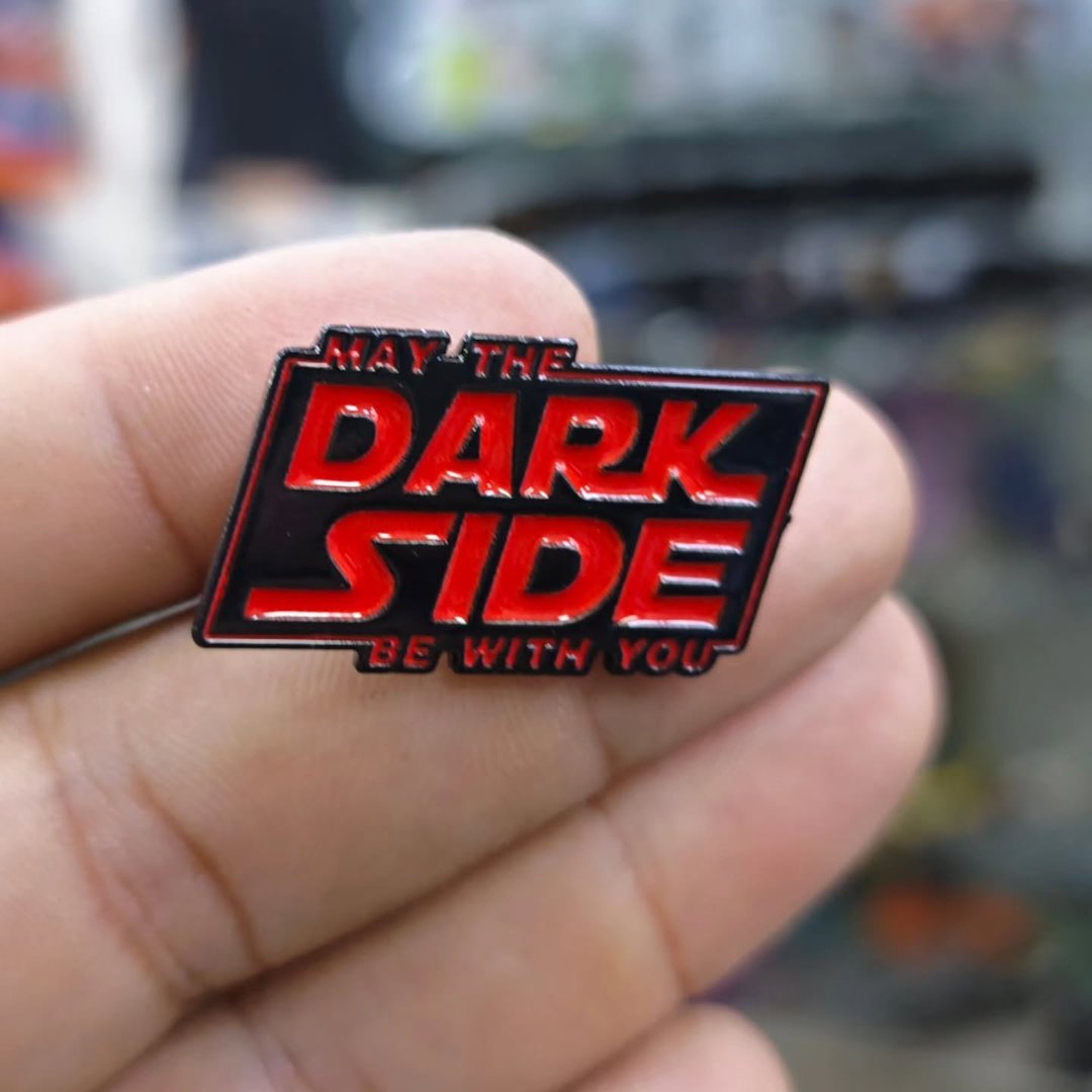May The Dark Side Be Witch You Pins - Metal Pins