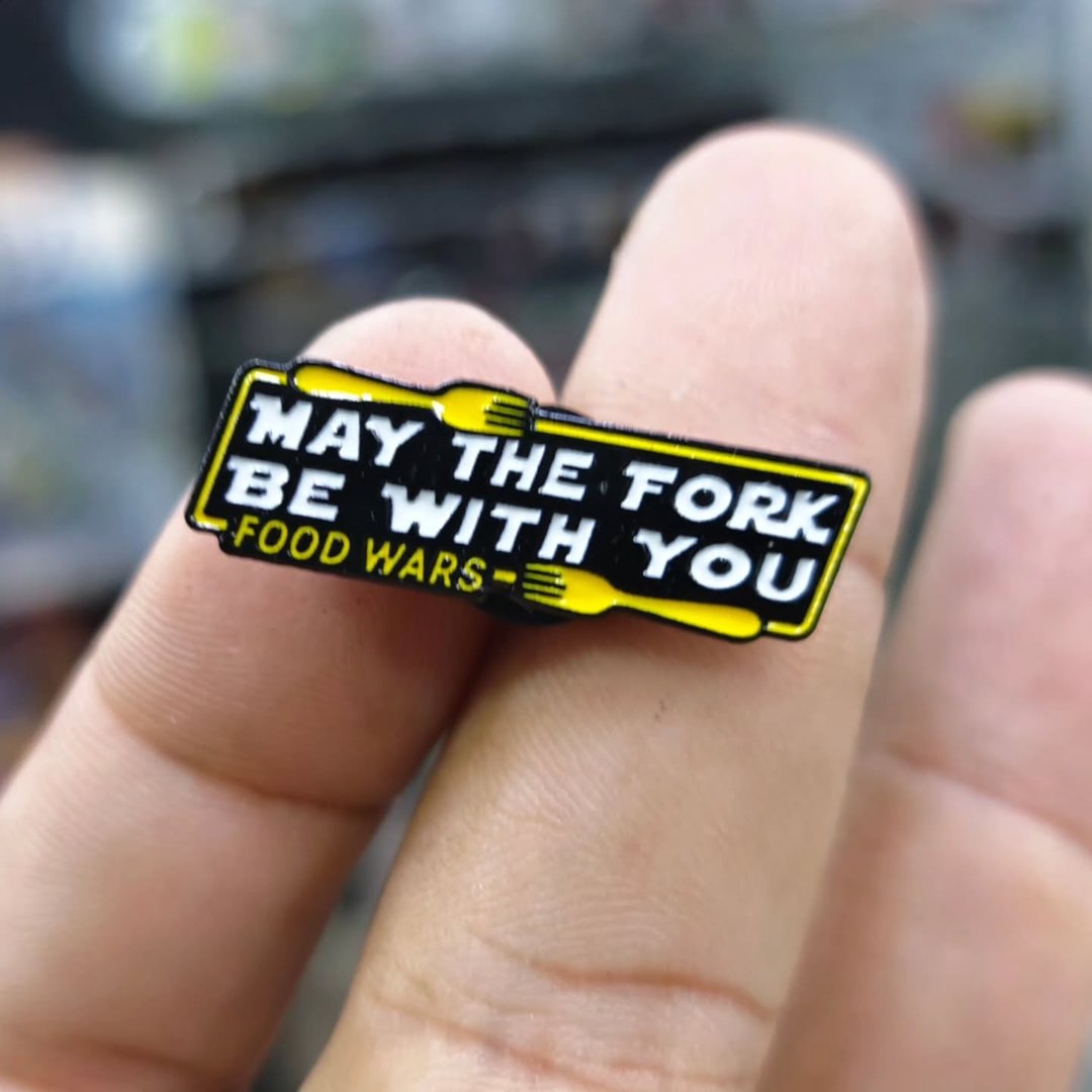 Star War smay The Fork Be With You Pins - Metal Pins