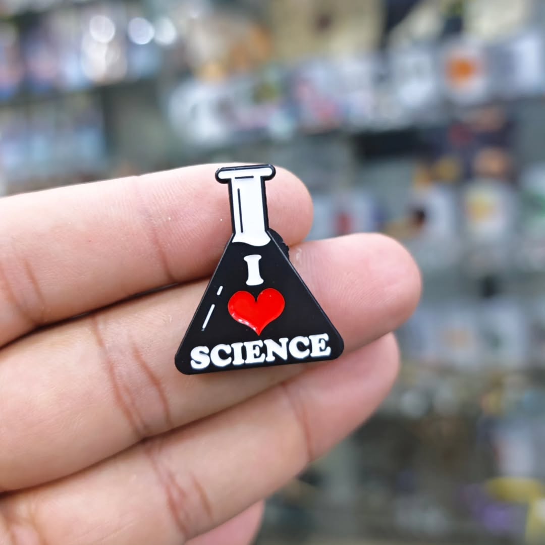 I Love Science Pins - Metal Pins