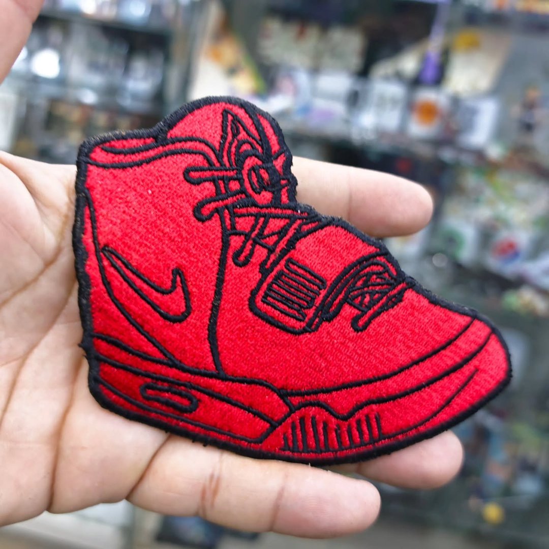 Embroidered Patch Nike Air Red 125 x 100 MM - Embroidered Patch