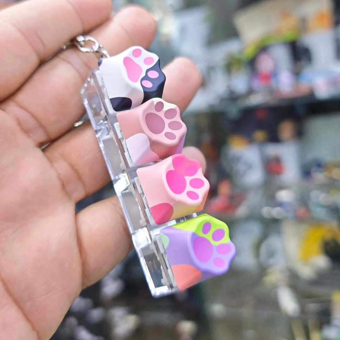 Anti Stress Keyboard Keychain - Keychain