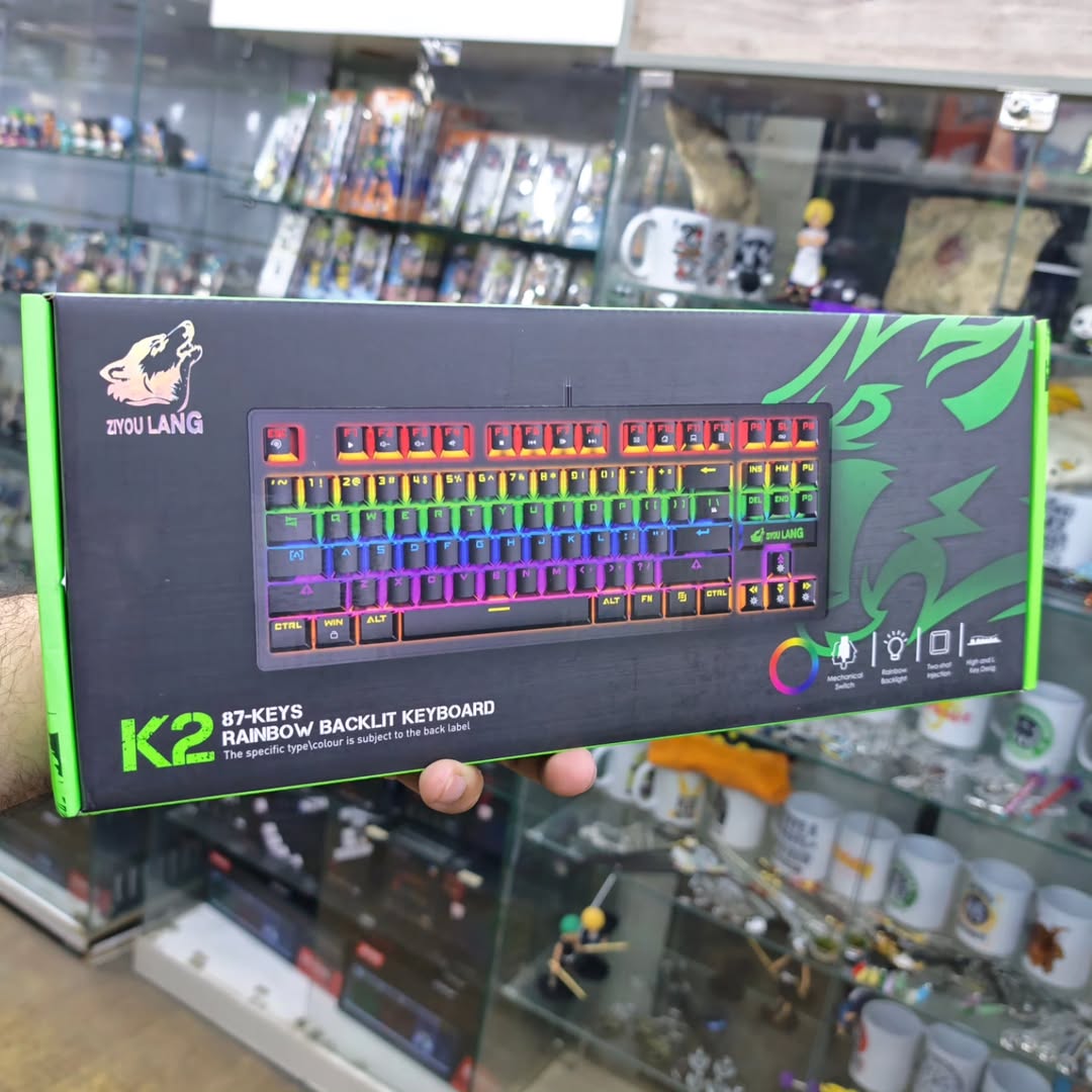 Ziyou Lang K2 Blue Mechanical Keyboard - Keyboard