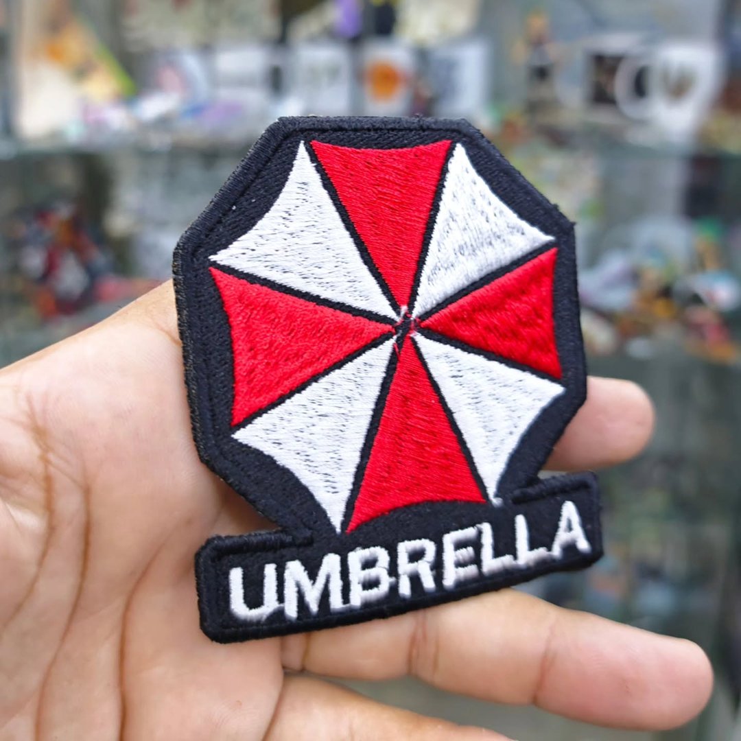 Embroidered Patch Resident Evil Umbrella Corporation 75 x 90 MM - Embroidered Patch