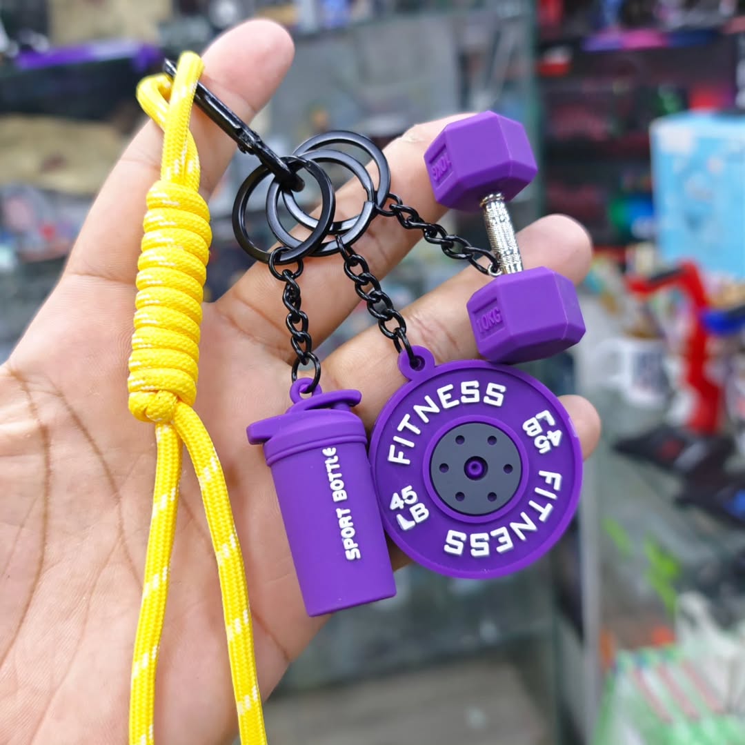 Bodybuilding Keychain - Keychain
