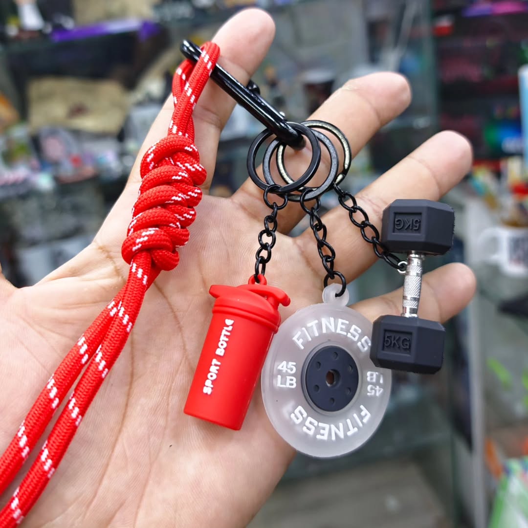 Bodybuilding Keychain - Keychain