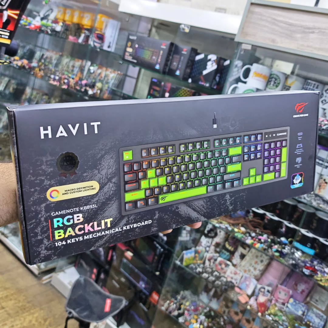 Havit Blue Switch Gaming Keyboard KB893L - Keyboard