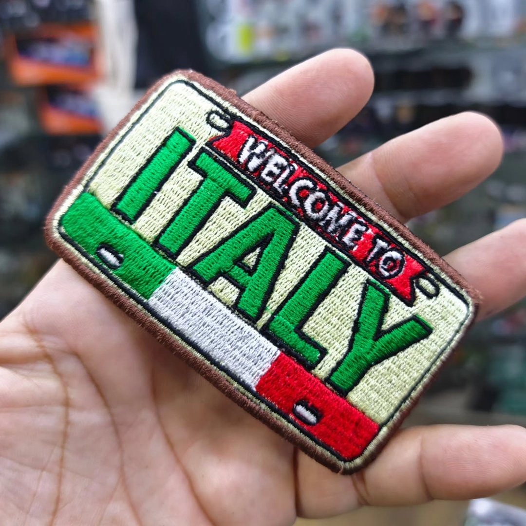 Embroidered Patch Welcome To Italy 55X100 CM - Embroidered Patch