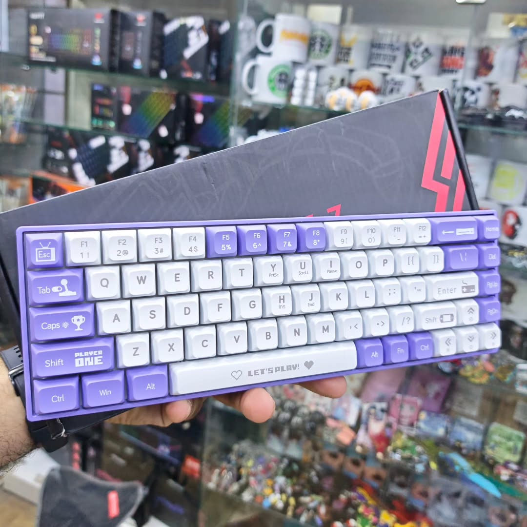 Ajazz AK680 Wired Keyboard with Red Switch - Keyboard