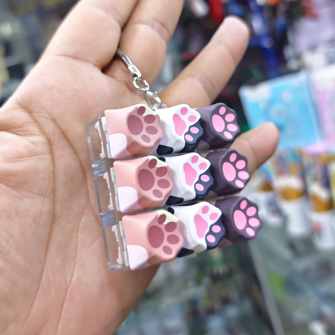 Anti Stress Keyboard Keychain - Keychain