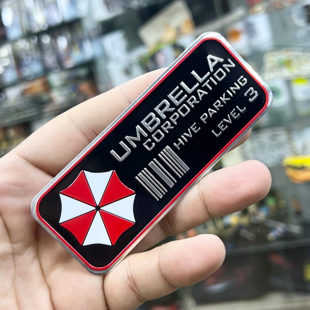 Resident Evil Umbrella Aluminum Stickers #209 - Aluminum Stickers
