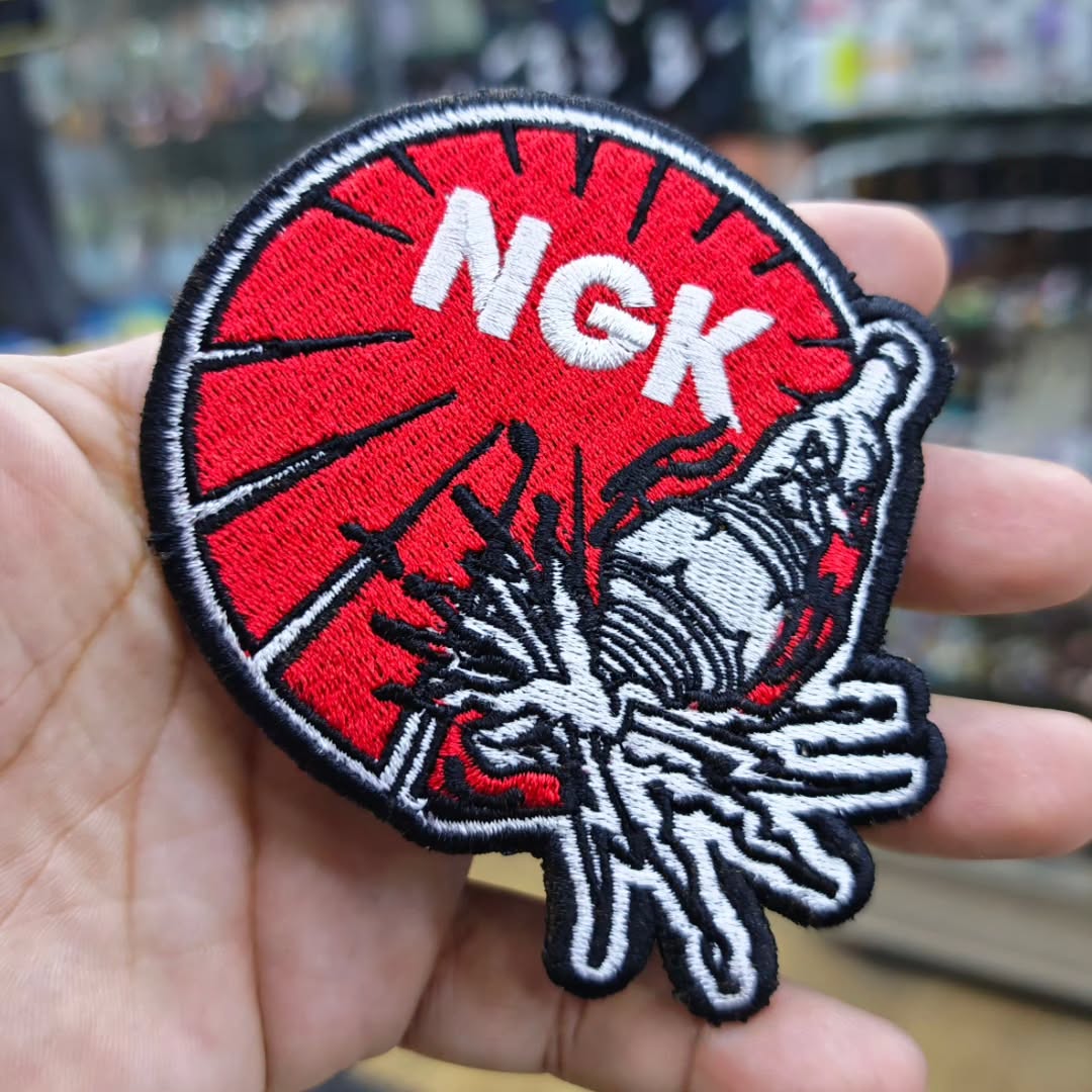 Embroidered Patch NGK 100 x 115 MM - Embroidered Patch