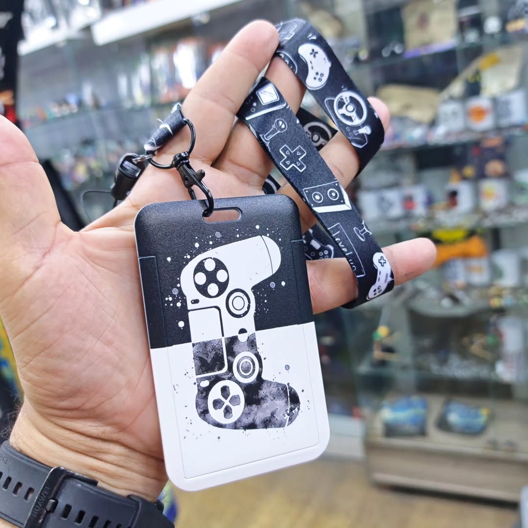 Retro Gaming Badge Holder - Badge Holder