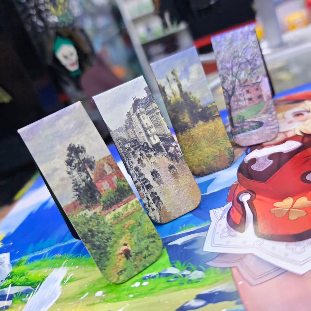 Pack of 4 Camille Pissarro Magnetic Bookmarks - Bookmark