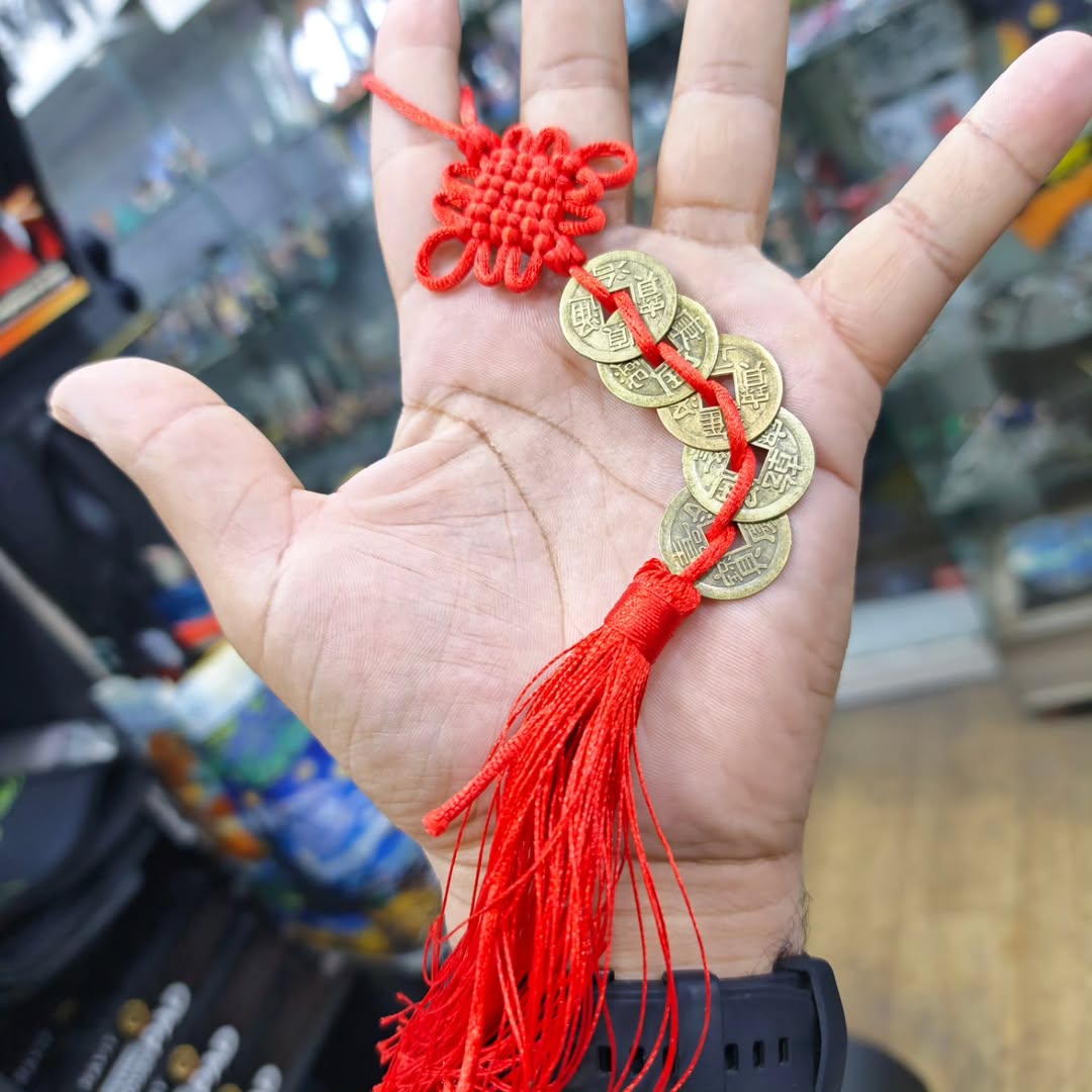 Chinese Pom Poms - Keychain
