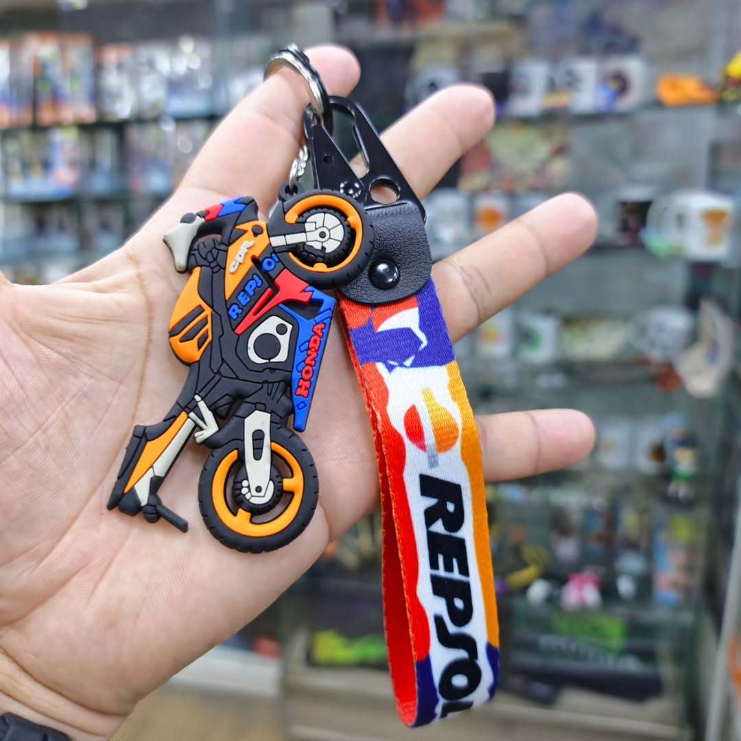 Repsol Motorcycle Sport Car Keychain - Keychain